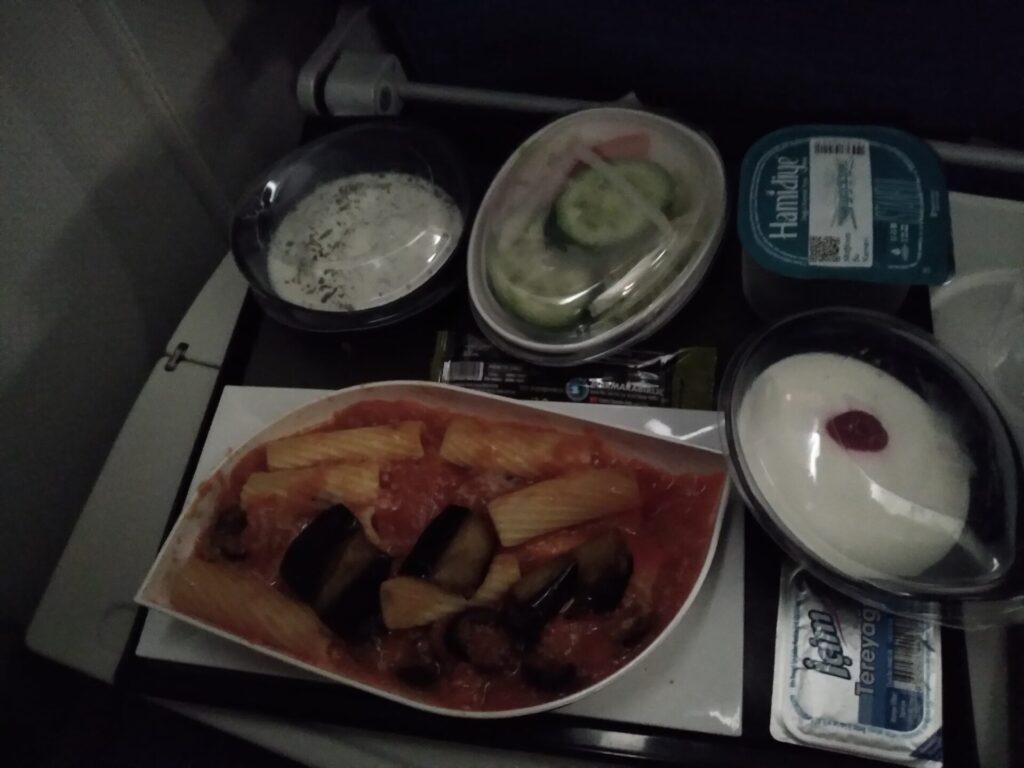 歐洲到台灣飛機餐2-義大利麵